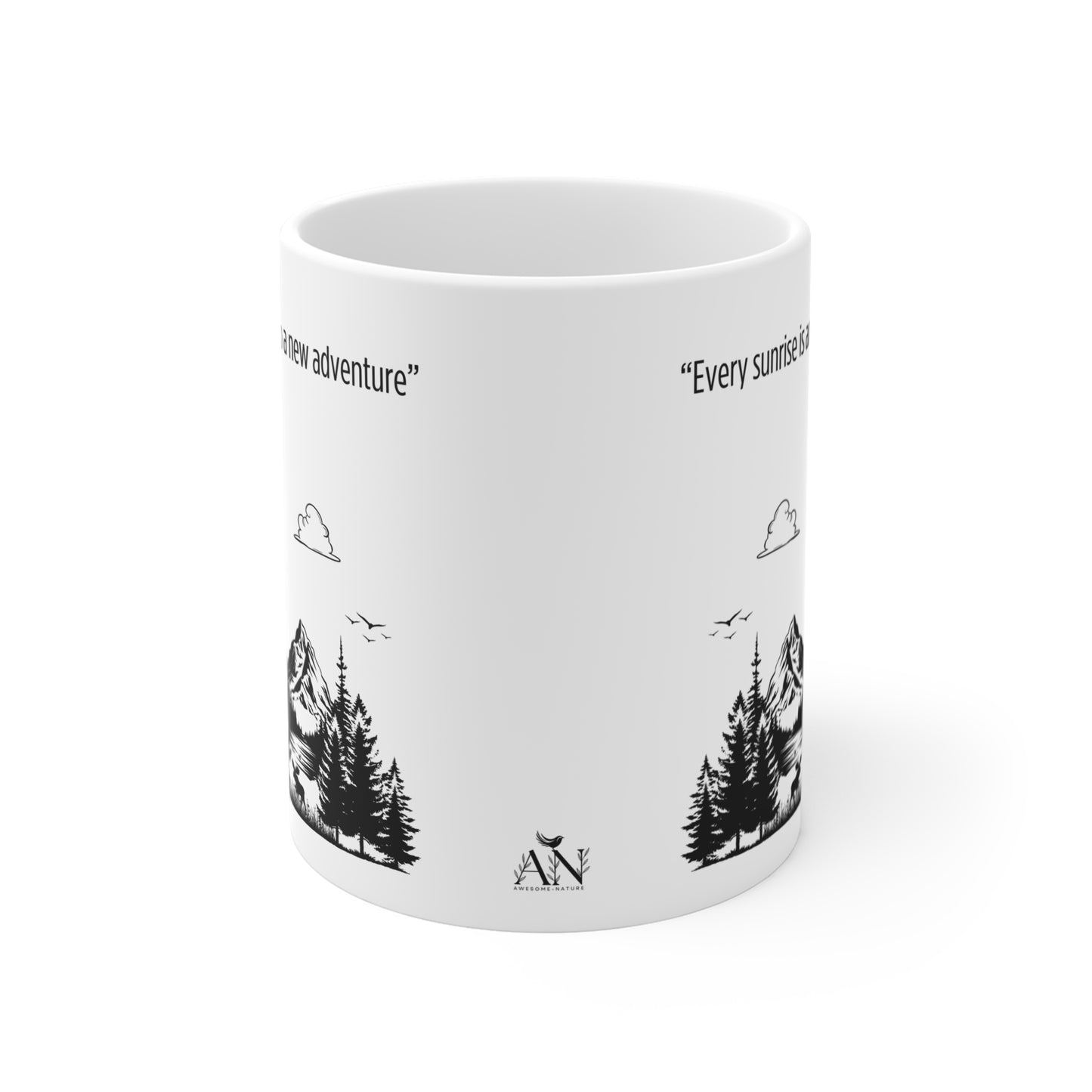 Wonderful Adventure Mug - 'Every Sunrise is an Invitation to a New Adventure' - ☕✨