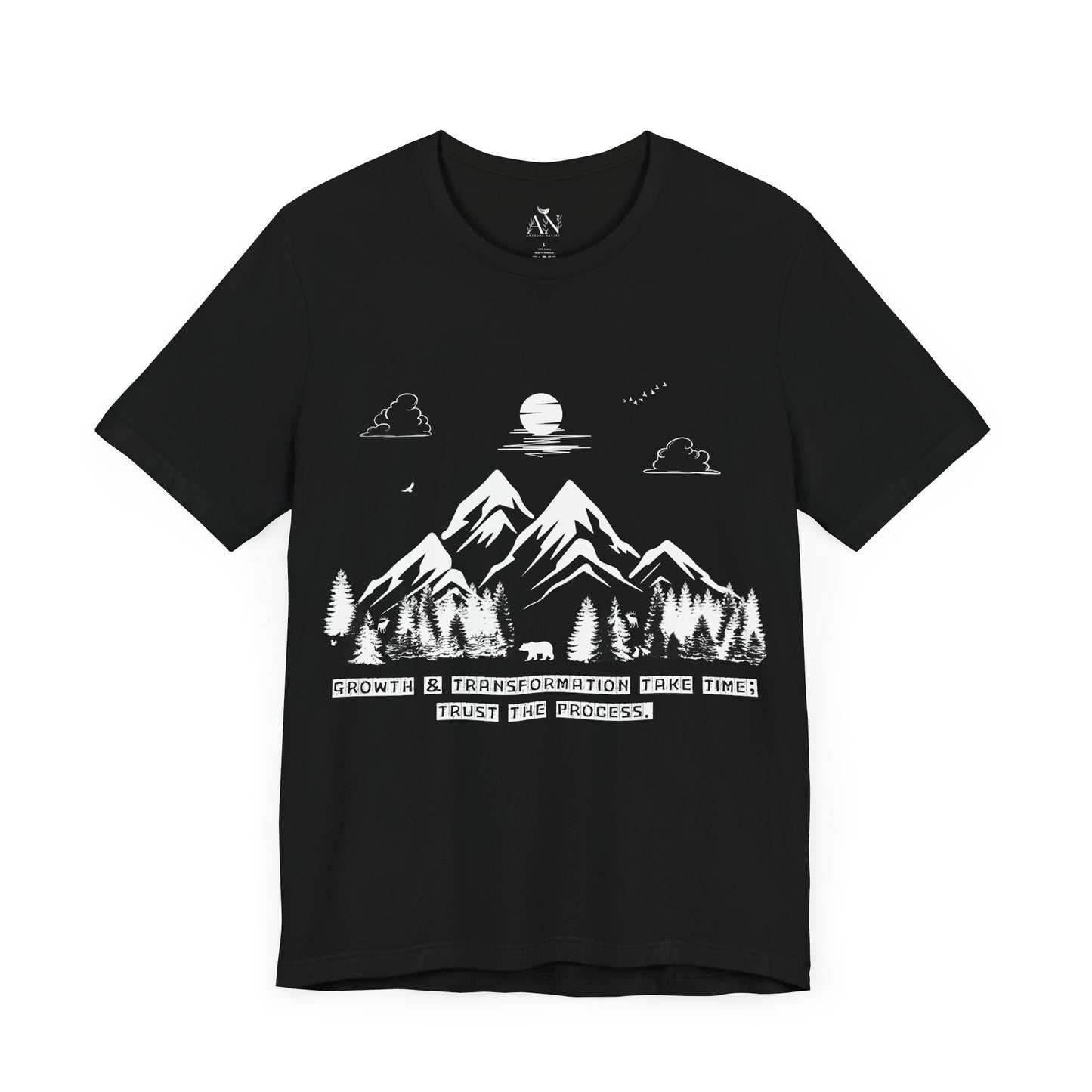 Growth & Transformation Mountain & Forest T-Shirt β "Trust the Process"