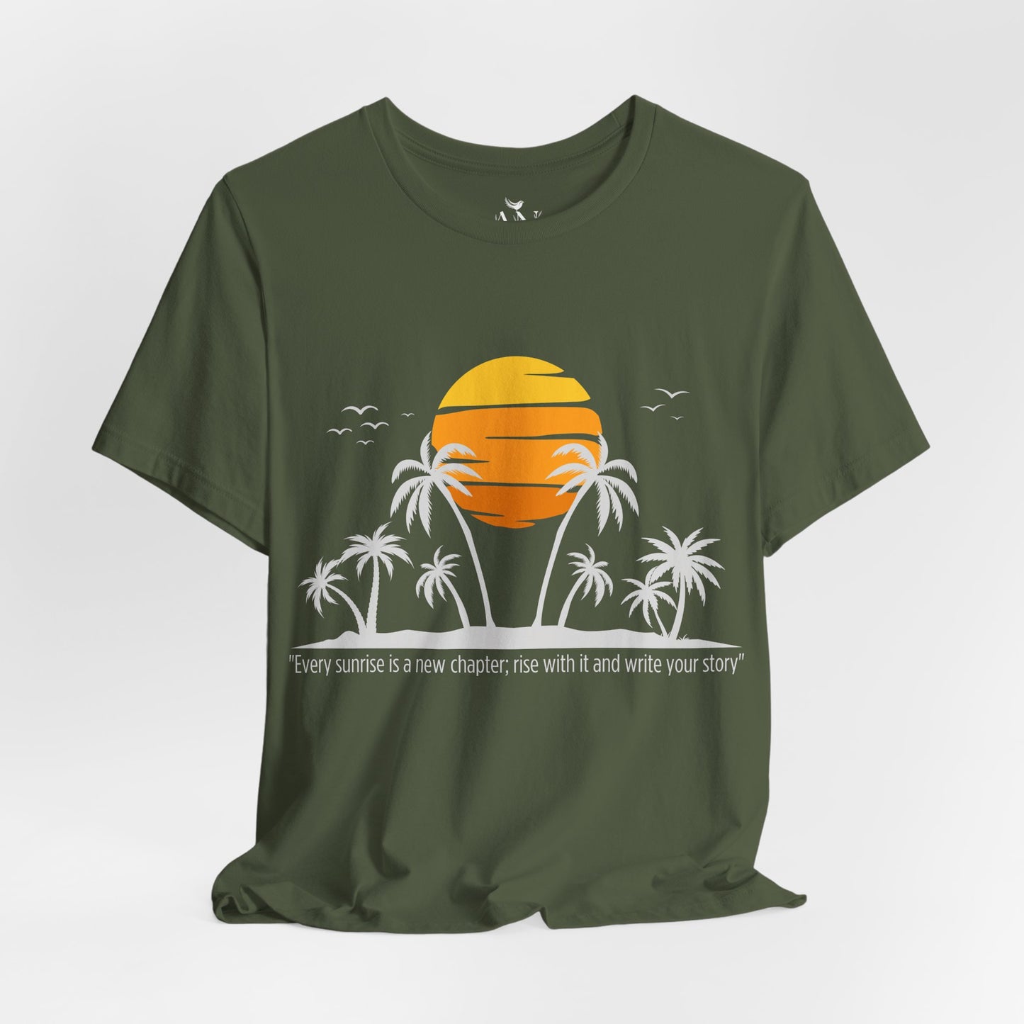 Rise & Shine Sunrise T-Shirt – "Every Sunrise is a New Chapter"