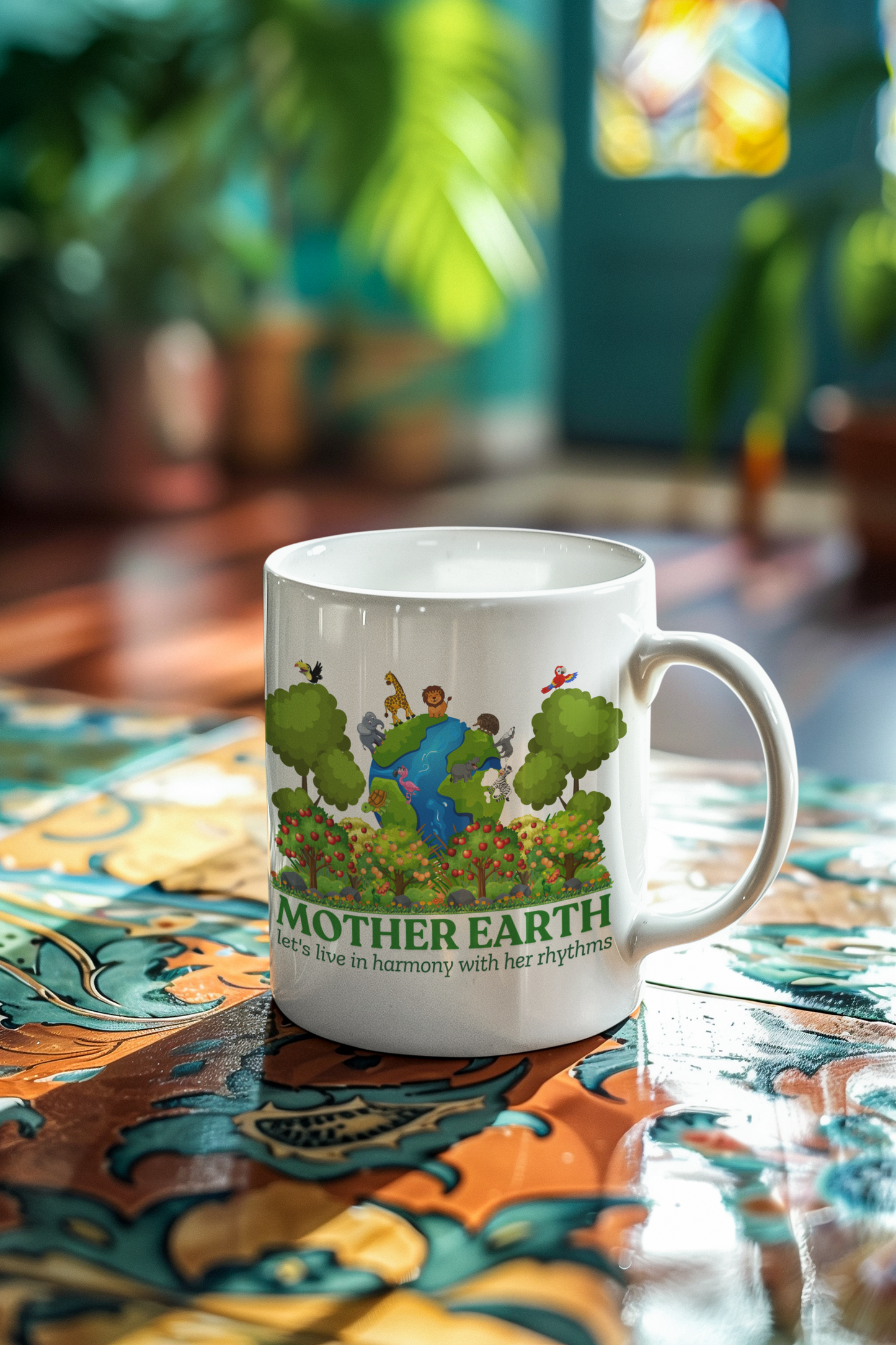 Beautiful Mother Earth Mug – Perfect for Nature Lovers!