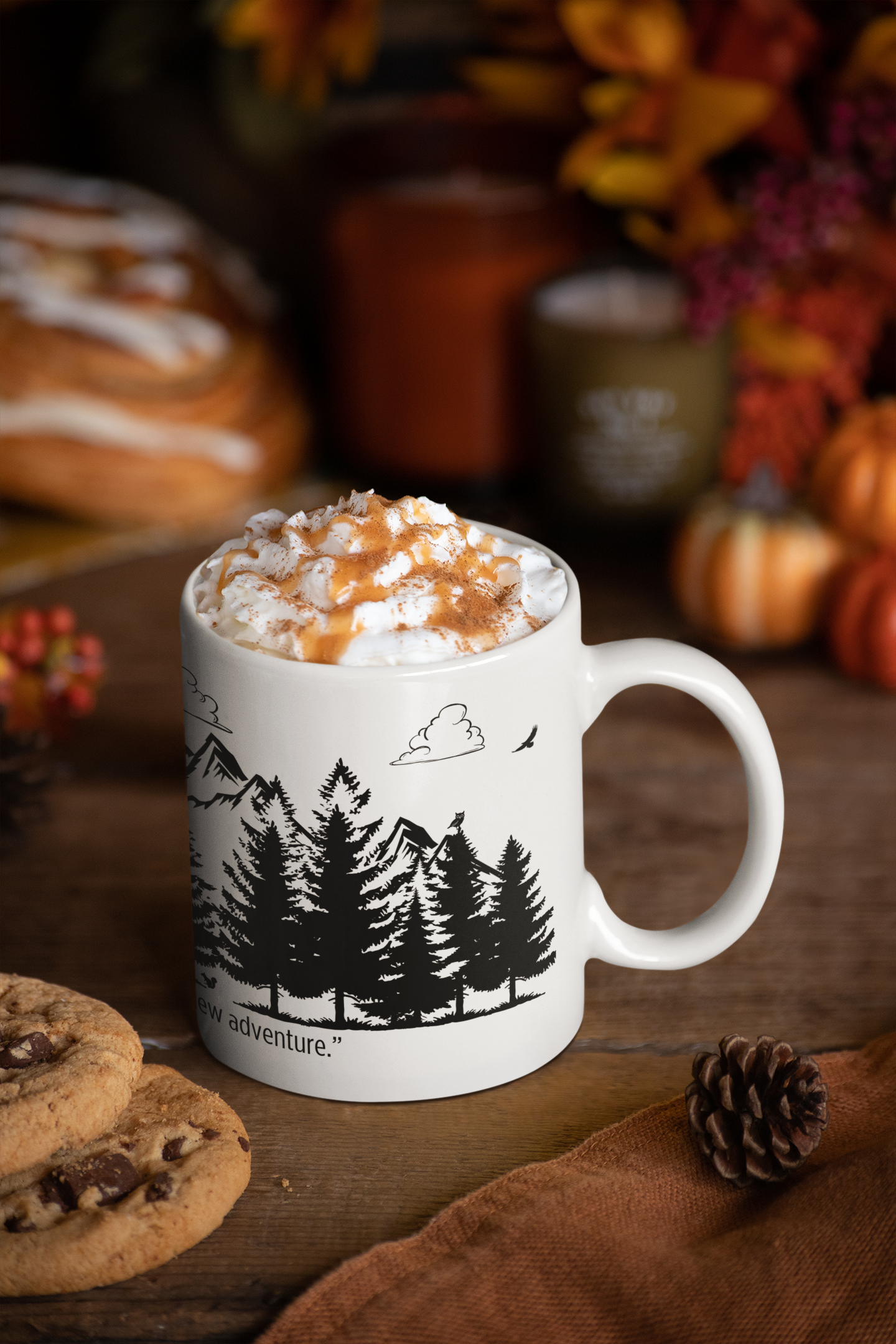 Adventure Awaits Mug (11oz) – "Every Sunrise Invites a New Journey"