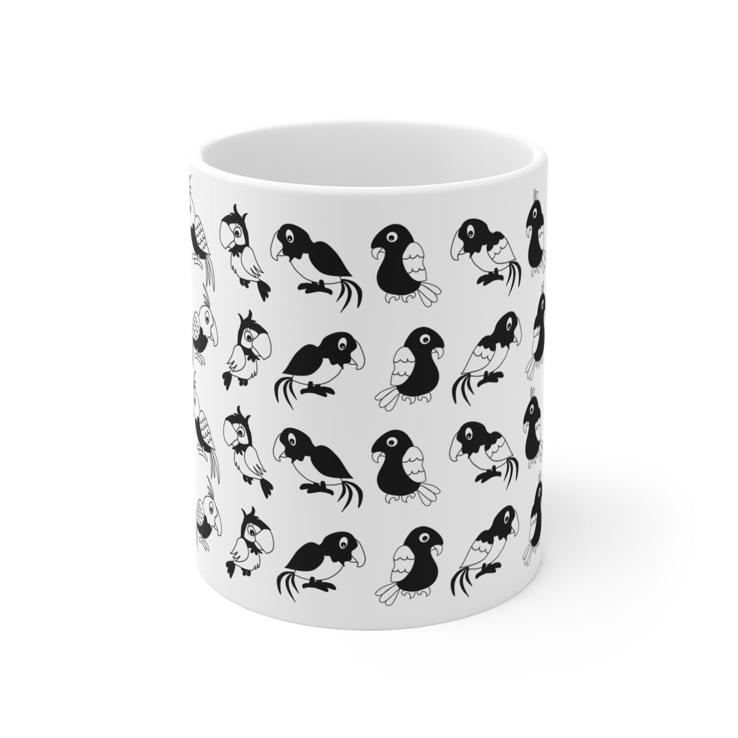 Check out our charming Black & White Bird Mug—perfect for bird and nature lovers!