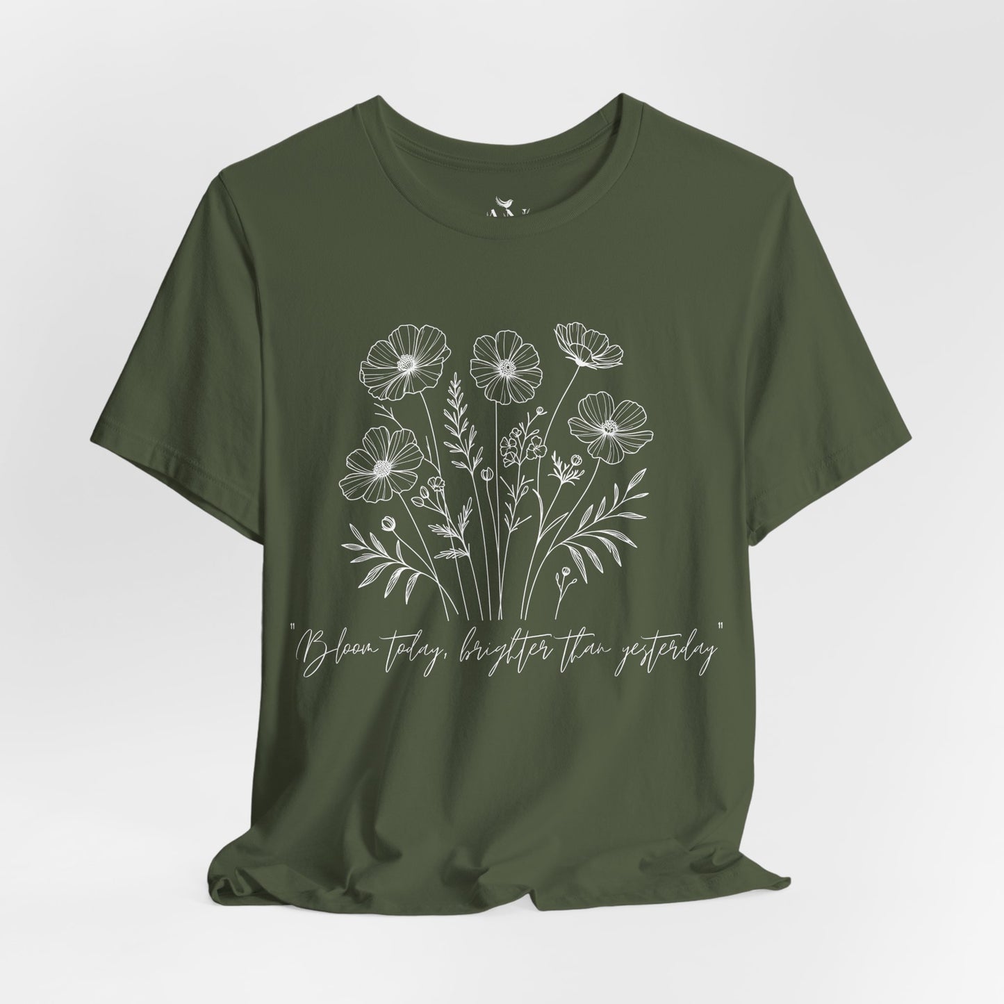 "Bloom Today" Wildflower T-Shirt – Inspire, Grow, Flourish