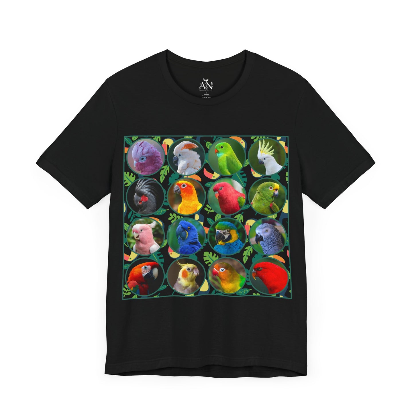 Parrots Unisex Short Sleeve Tee – Perfect for Nature Lovers