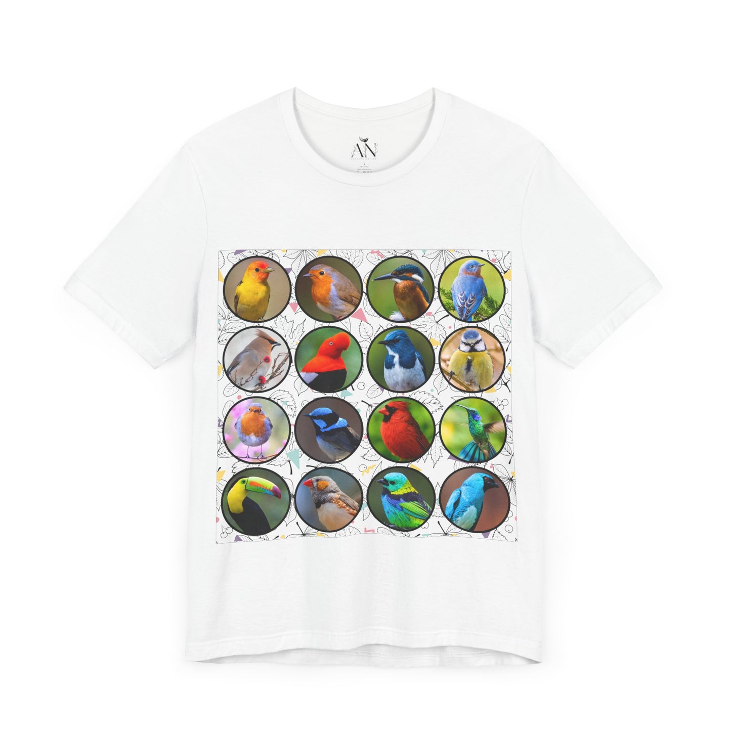 Vibrant Avian Elegance - T-Shirts for Nature Enthusiasts