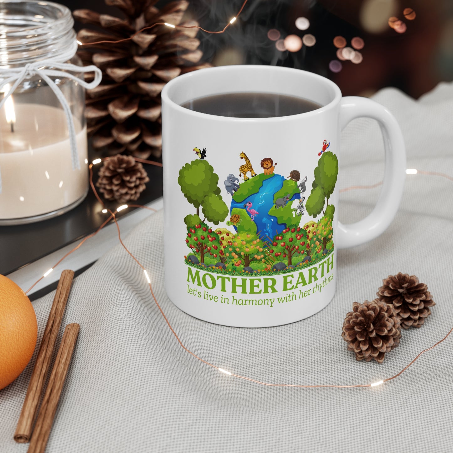 Beautiful Mother Earth Mug – Perfect for Nature Lovers!