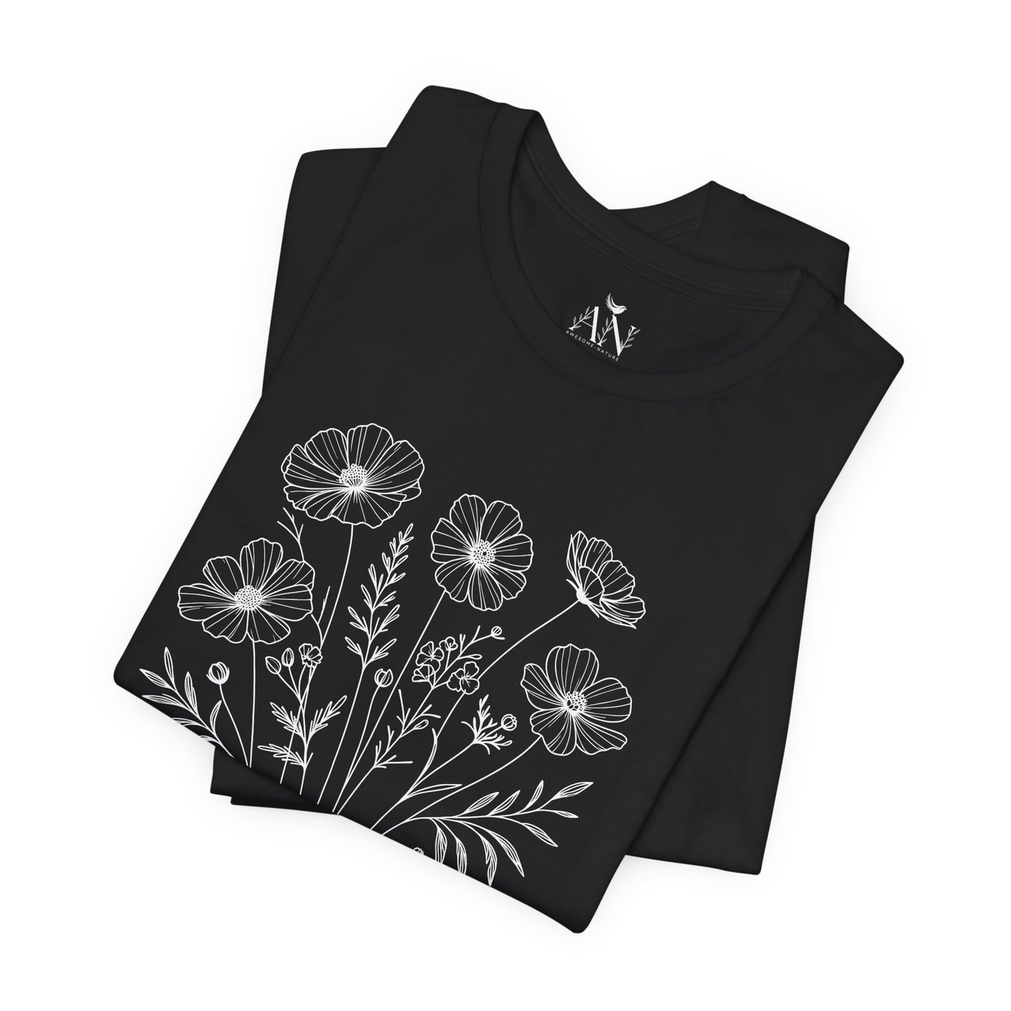 "Bloom Today" Wildflower T-Shirt – Inspire, Grow, Flourish