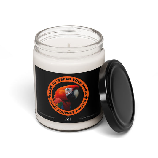 Soy Candle - "Dare to Spread Your Wings, Your Journey Awaits"