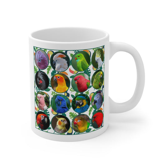 Amazing Parrots Mug – Perfect for Nature & Bird Lovers