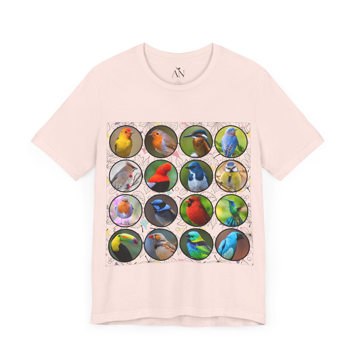 Vibrant Avian Elegance - T-Shirts for Nature Enthusiasts