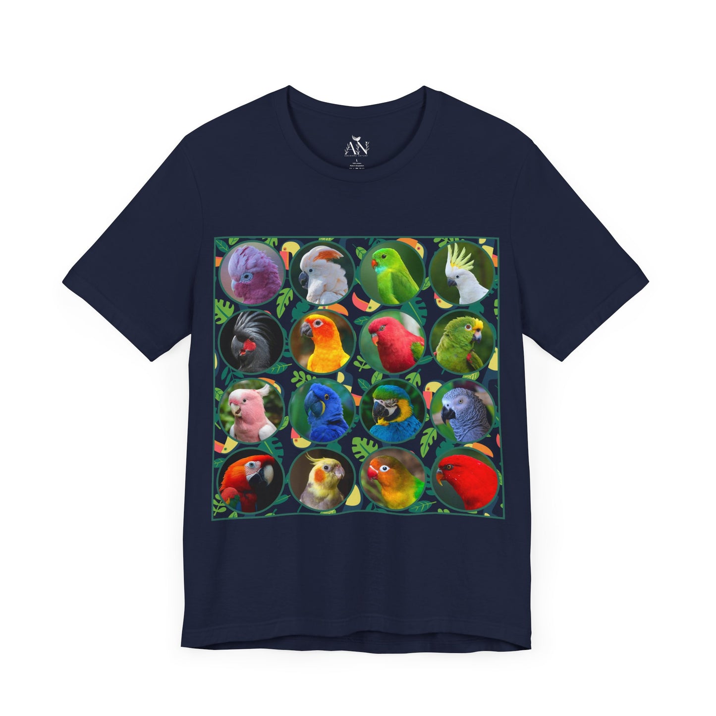 Parrots Unisex Short Sleeve Tee – Perfect for Nature Lovers