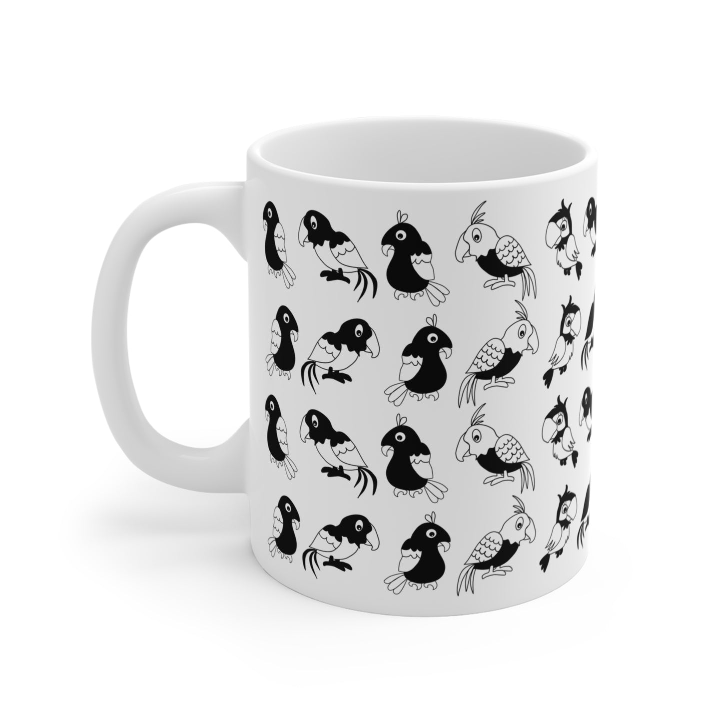 Check out our charming Black & White Bird Mug—perfect for bird and nature lovers!