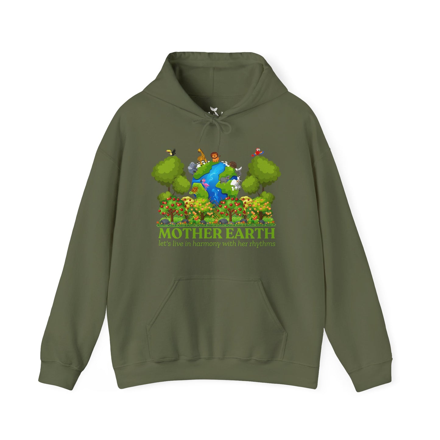 Earth Day Hoodie – "Live in Harmony with Nature"