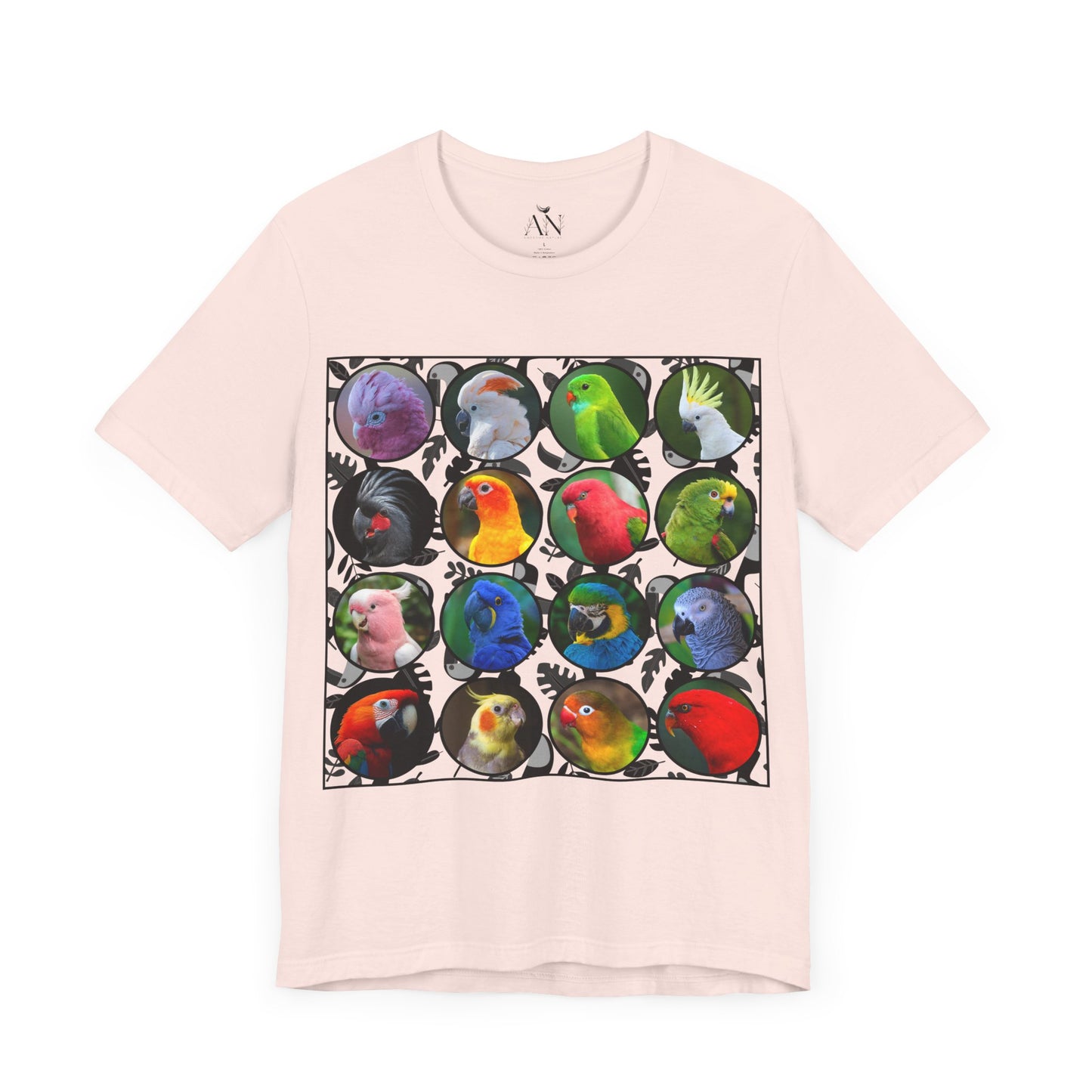 Parrots Unisex Short Sleeve Tee – Perfect for Nature Lovers