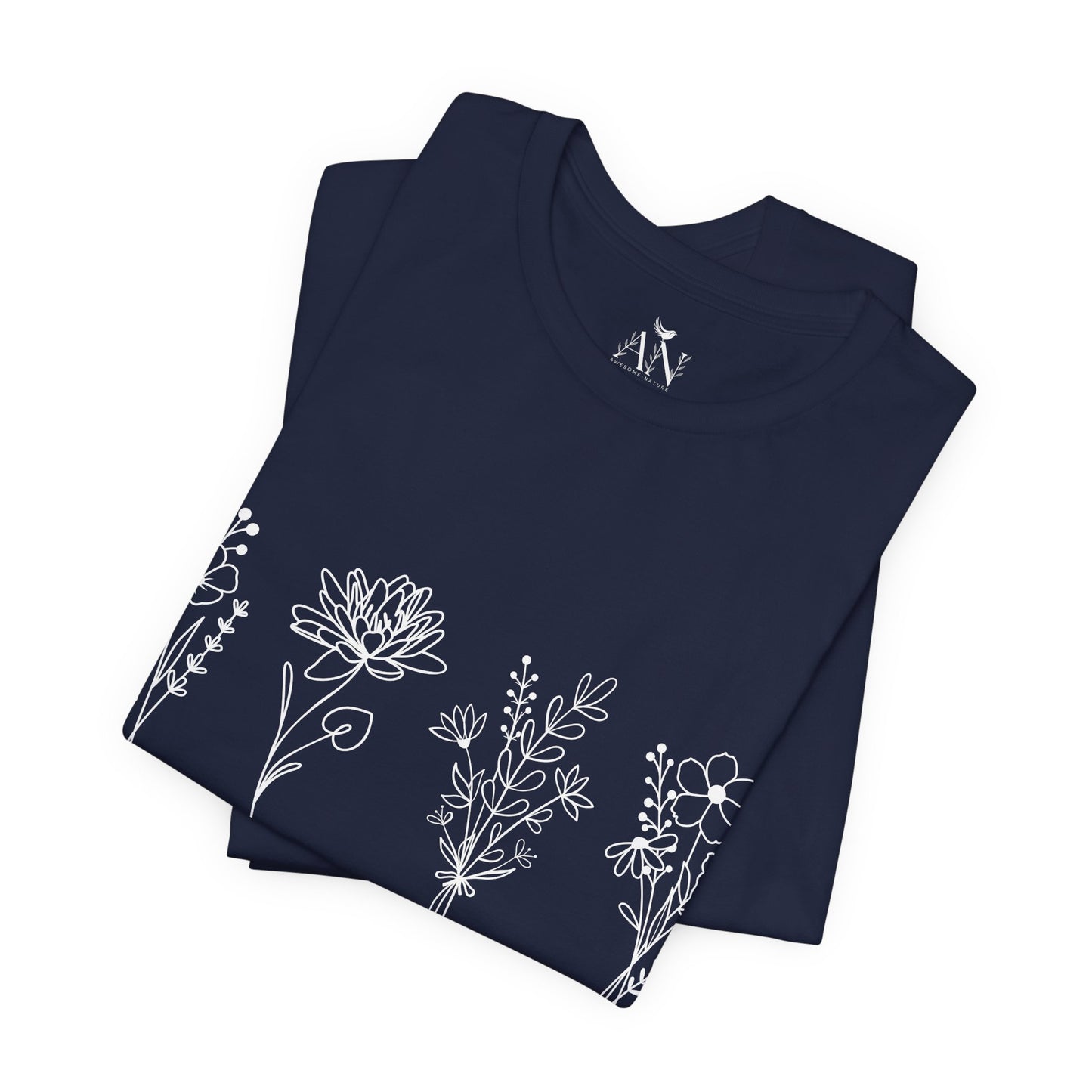 Wildflower Inspiration T-Shirt – "Pick the Flowers of Kindness & Gratitude"