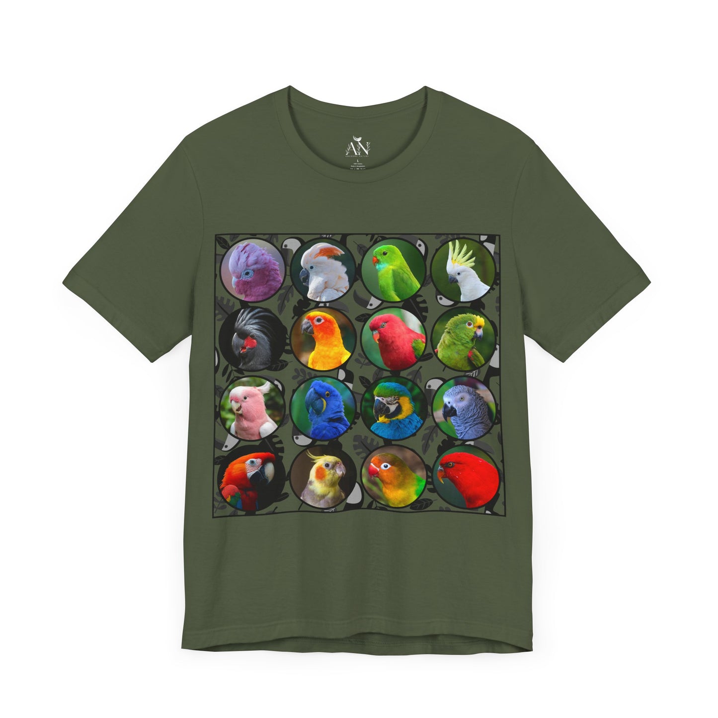 Parrots Unisex Short Sleeve Tee – Perfect for Nature Lovers