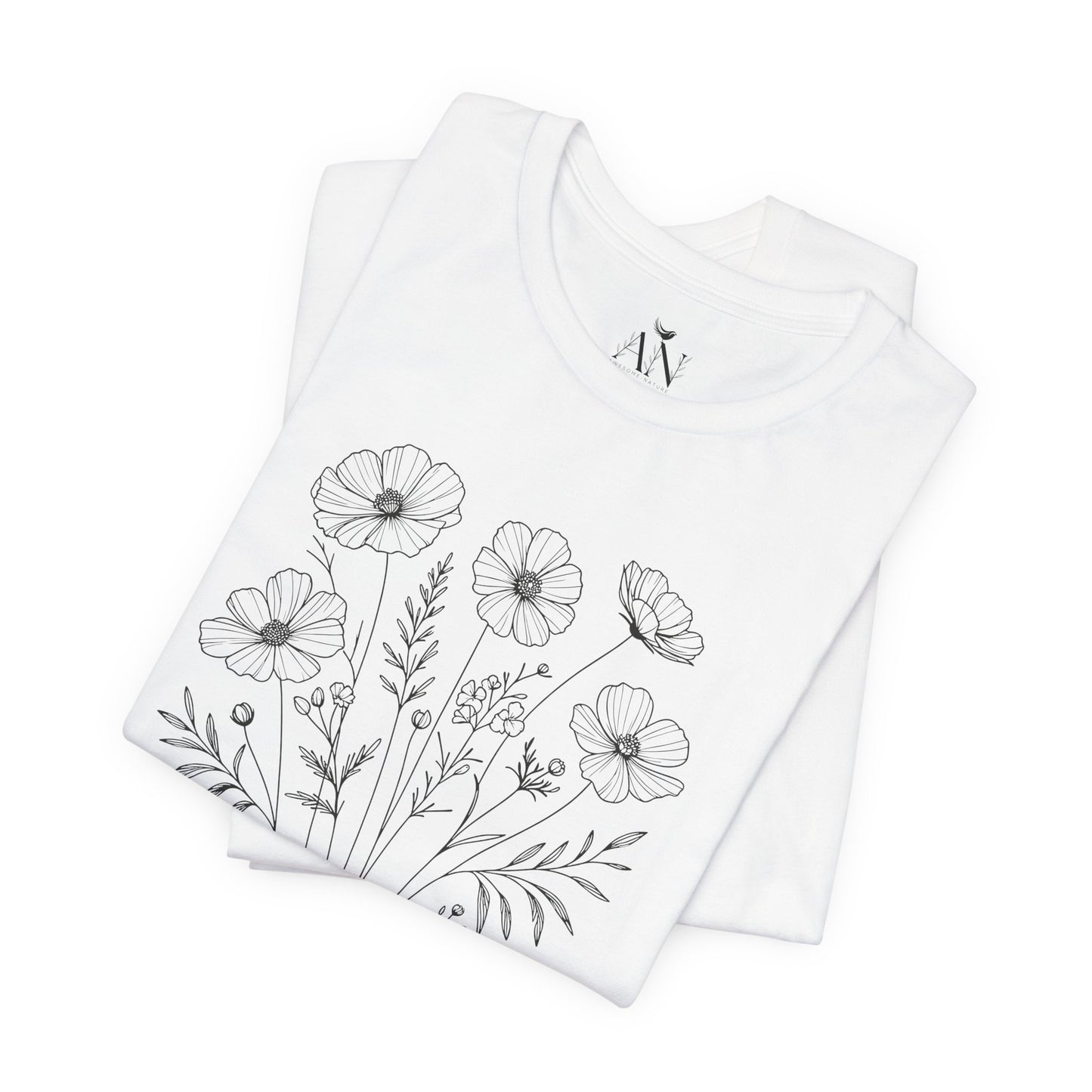 "Bloom Today" Wildflower T-Shirt – Inspire, Grow, Flourish