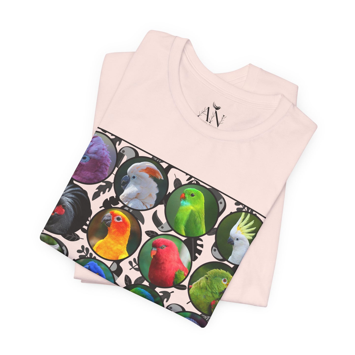 Parrots Unisex Short Sleeve Tee – Perfect for Nature Lovers