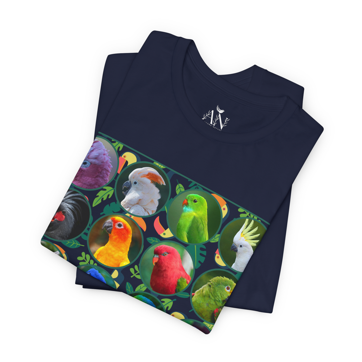 Parrots Unisex Short Sleeve Tee – Perfect for Nature Lovers