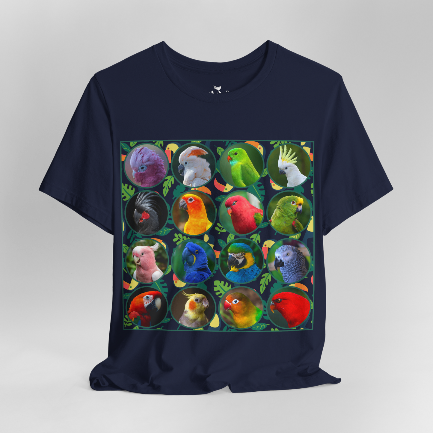 Parrots Unisex Short Sleeve Tee – Perfect for Nature Lovers