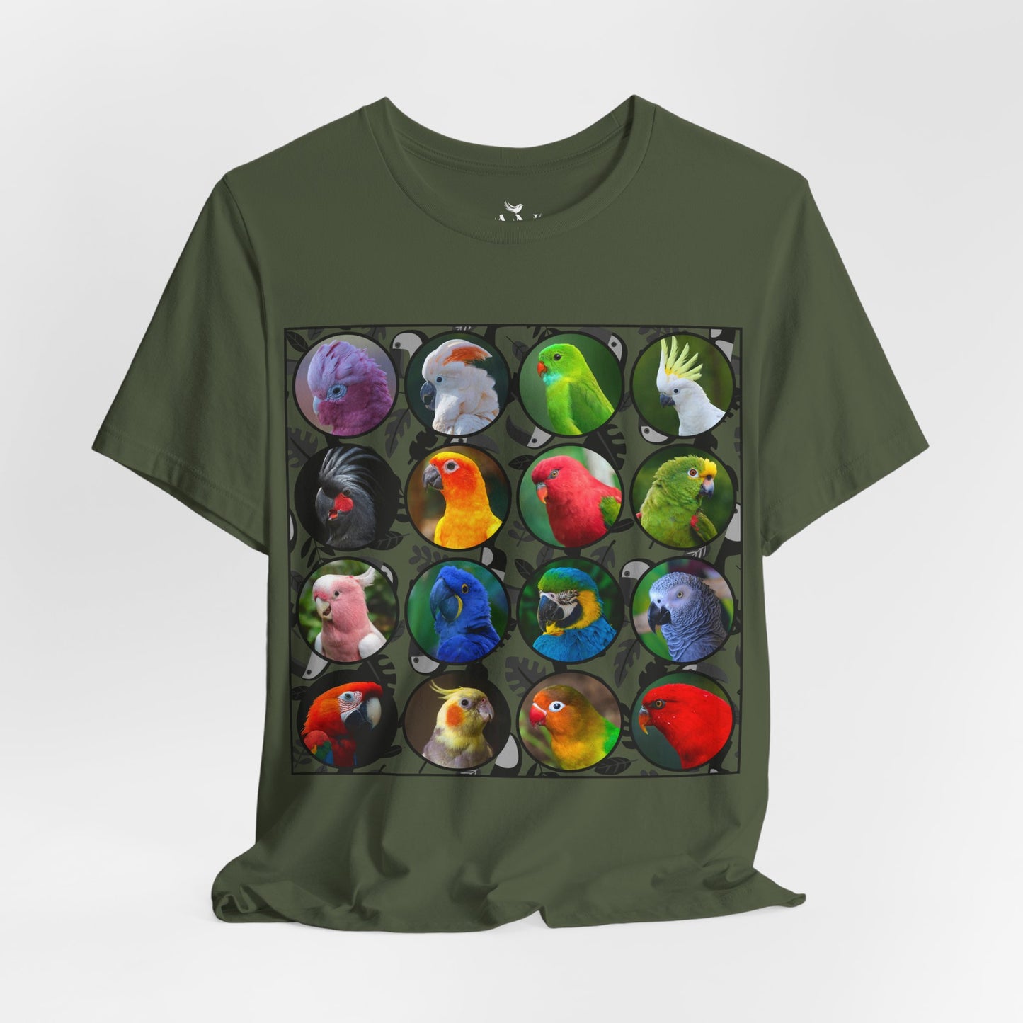 Parrots Unisex Short Sleeve Tee – Perfect for Nature Lovers