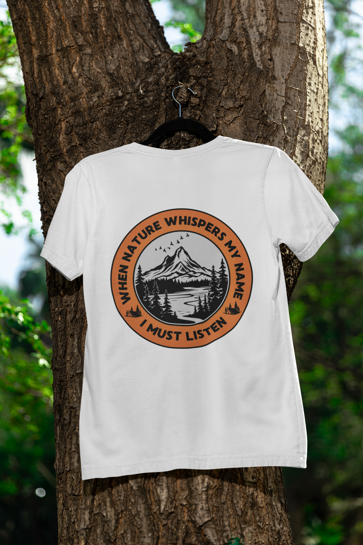 Nature Lover Unisex Short Sleeve Tee - 'When Nature Whispers My Name I Must Listen'