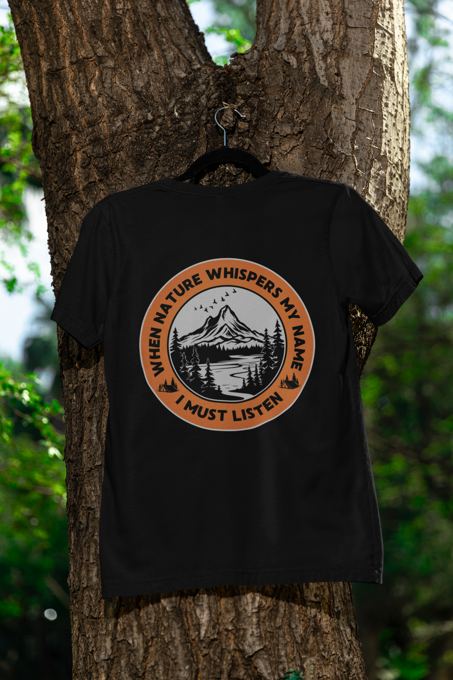 Nature Lover Unisex Short Sleeve Tee - 'When Nature Whispers My Name I Must Listen'