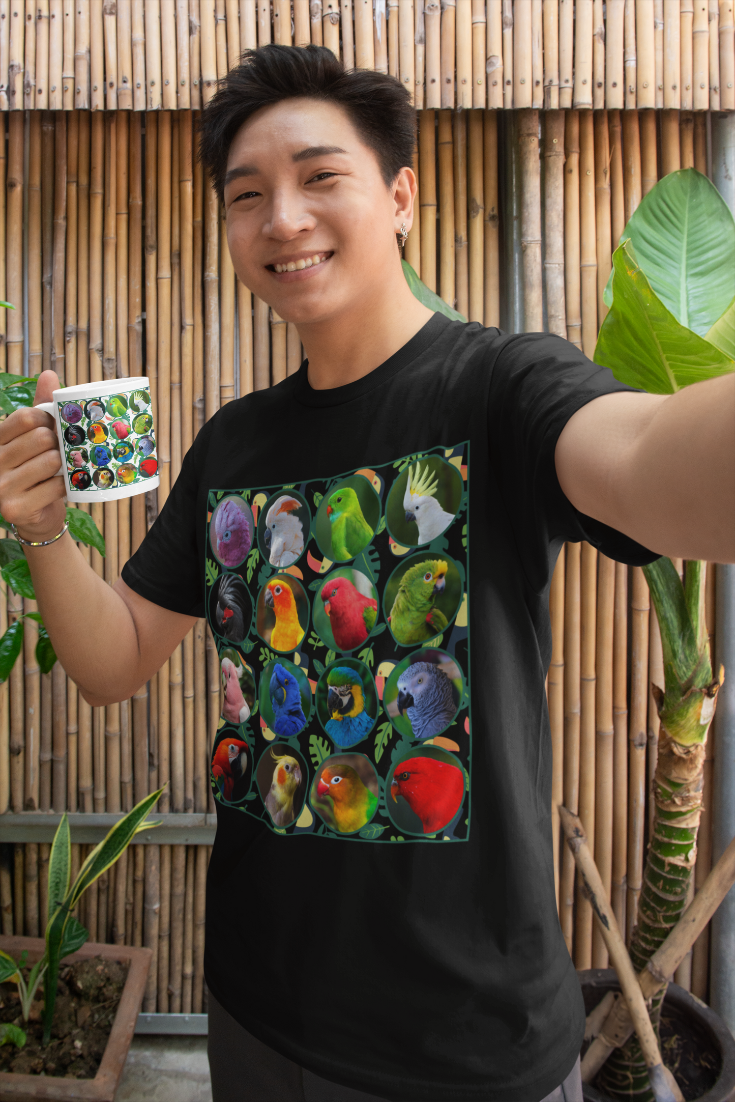 Parrots Unisex Short Sleeve Tee – Perfect for Nature Lovers