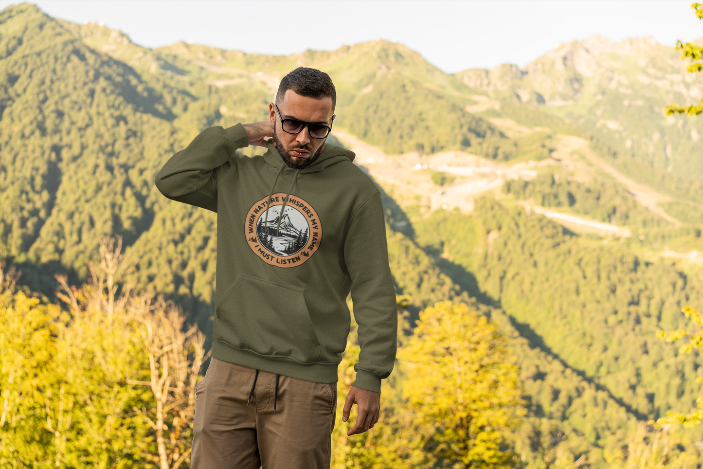 Cozy Up to Adventure – The Perfect Hoodie for Nature Lovers - 'When Nature Whispers My Name, I Must Listen'