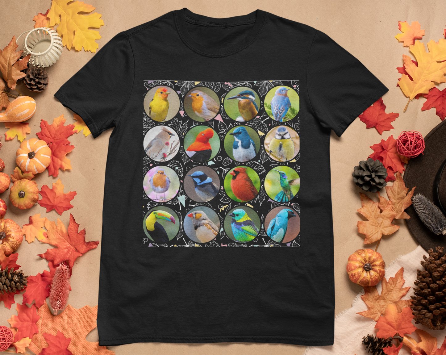 Vibrant Avian Elegance - T-Shirts for Nature Enthusiasts