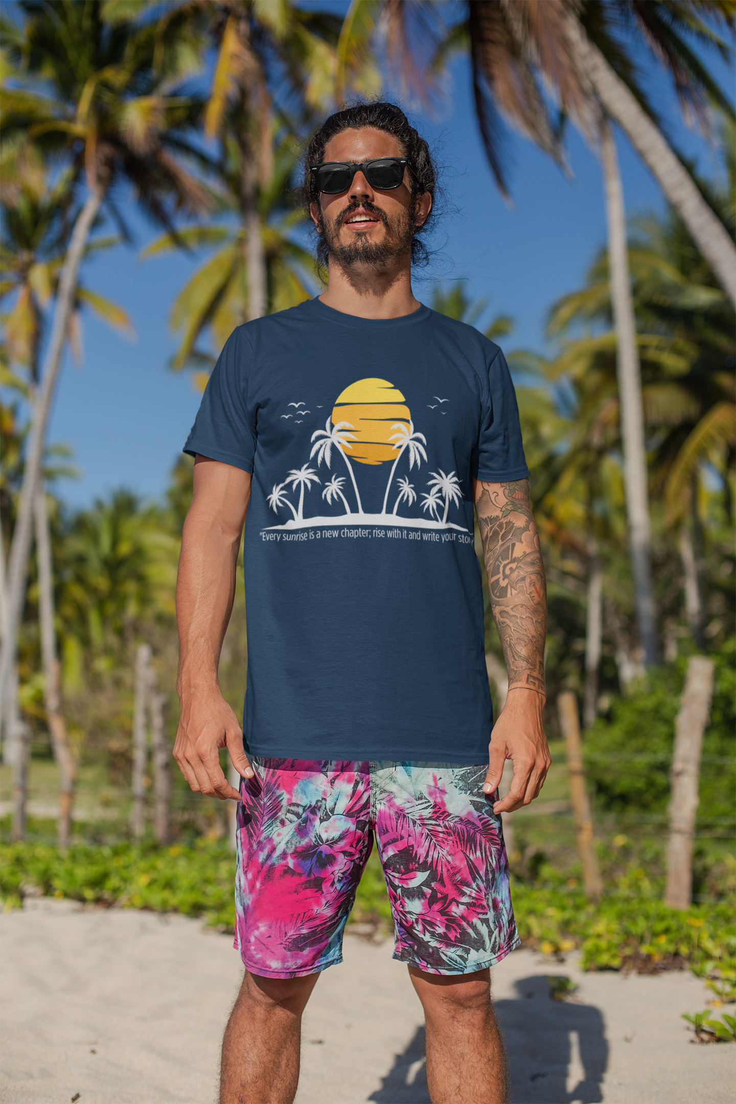 Rise & Shine Sunrise T-Shirt – "Every Sunrise is a New Chapter"