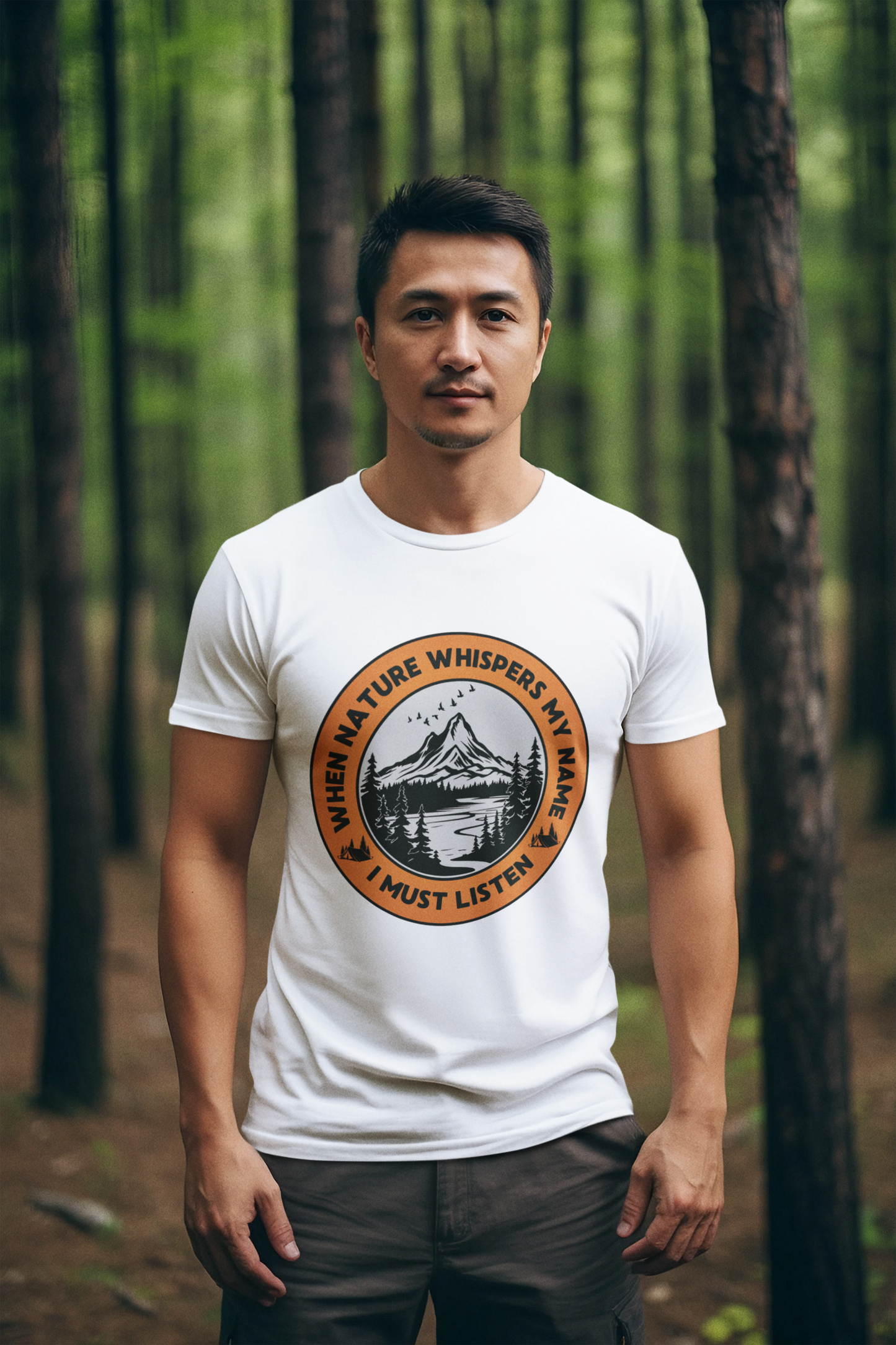 Nature Lover Unisex Short Sleeve Tee - 'When Nature Whispers My Name I Must Listen'