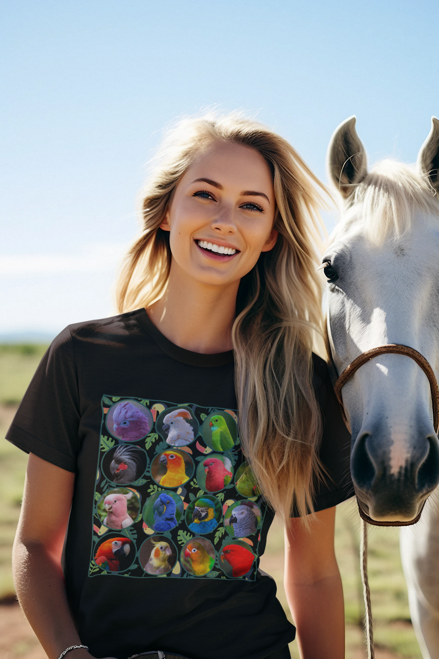 Parrots Unisex Short Sleeve Tee – Perfect for Nature Lovers